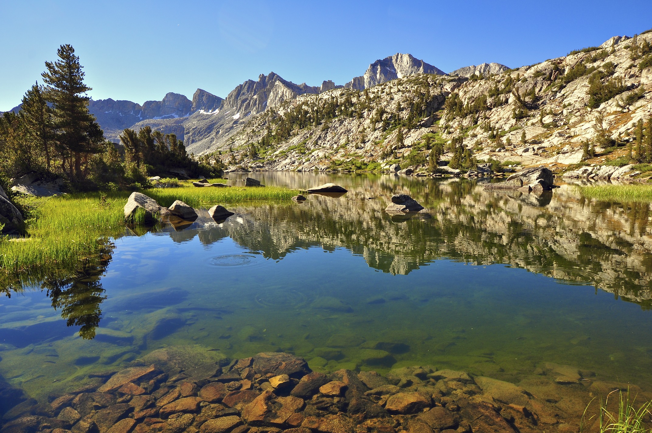Beaver Pond, Lundy Canyon, Sierra Nevada Range, California без смс